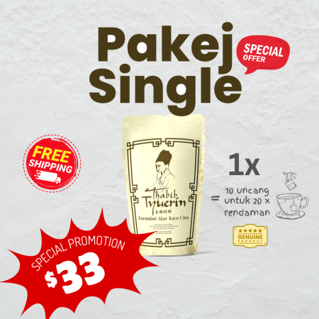Pakej Single:1 PEK THABIB TYUERIN